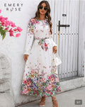 Elysian Floral Tie-Waist Maxi